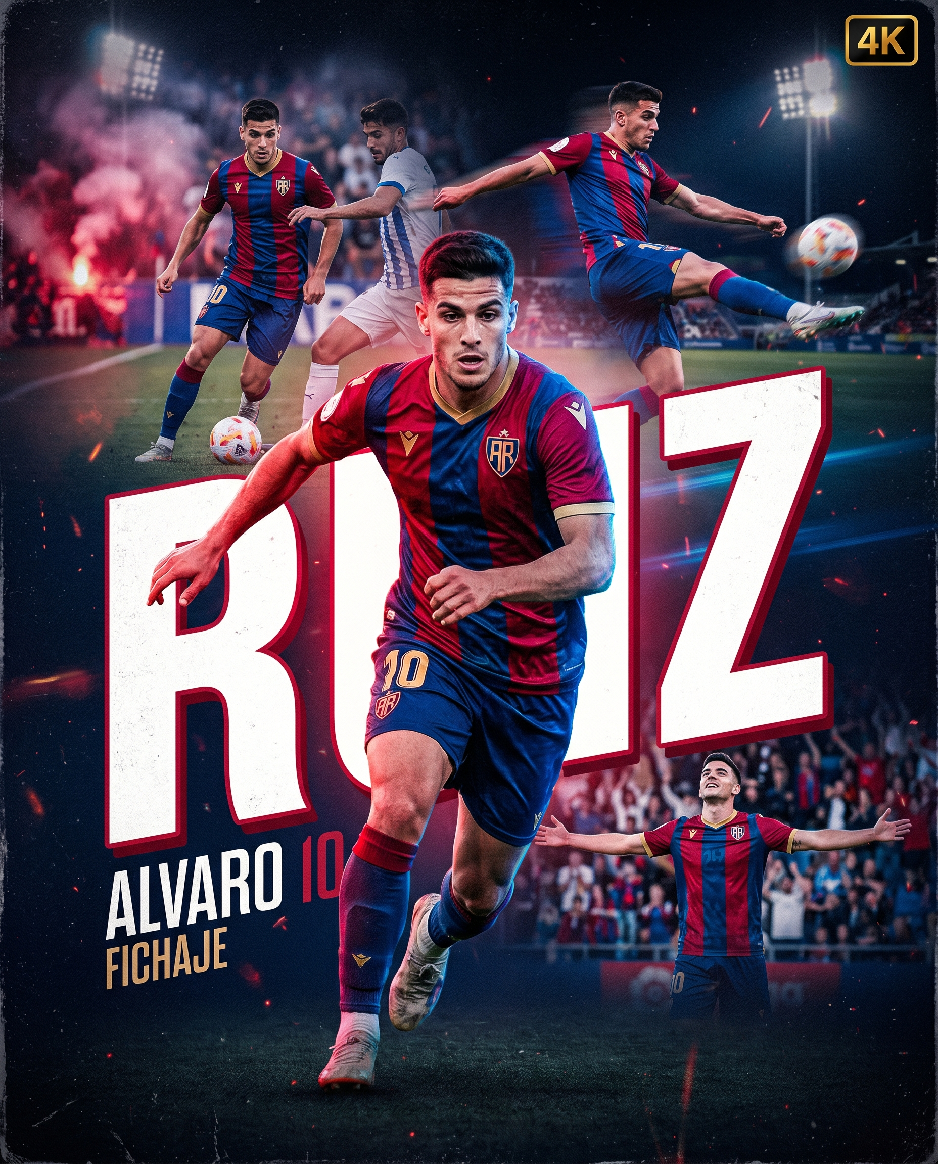 Ejemplo de cartel de fútbol